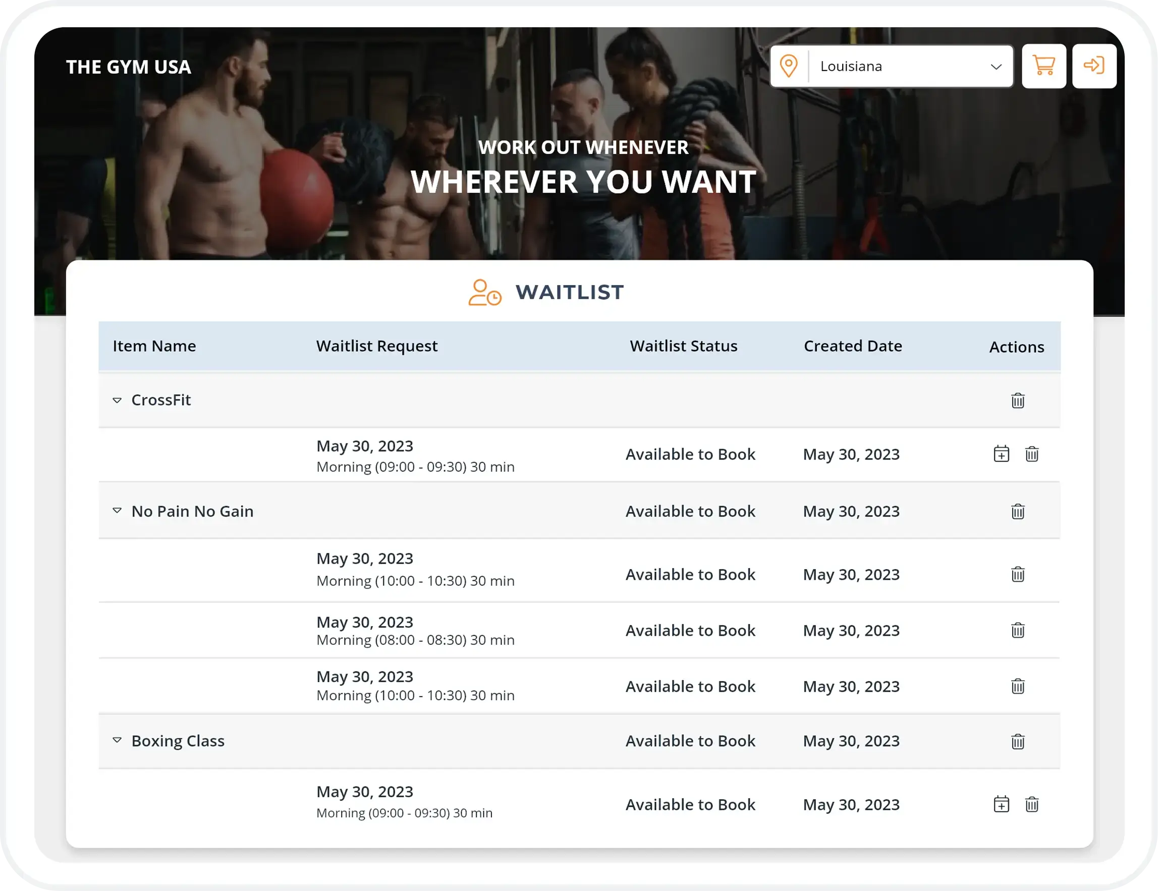 Gym management software to boost gym capacity with waitlists