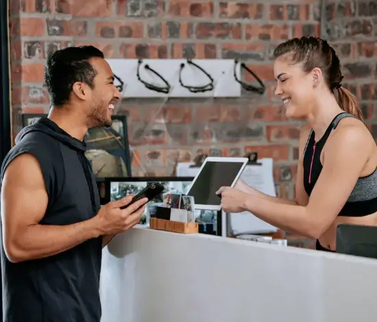 Gym software with memberships