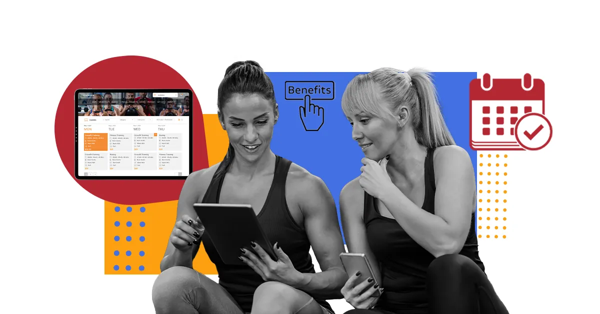 Gym class booking software