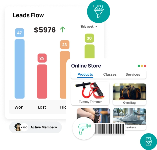 Gym lead management software for your gym studios