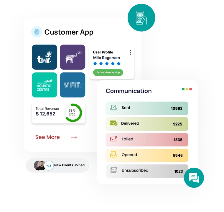 Marketing module for acquiring new leads