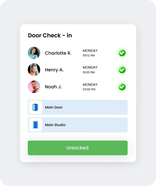 Fitness facility software