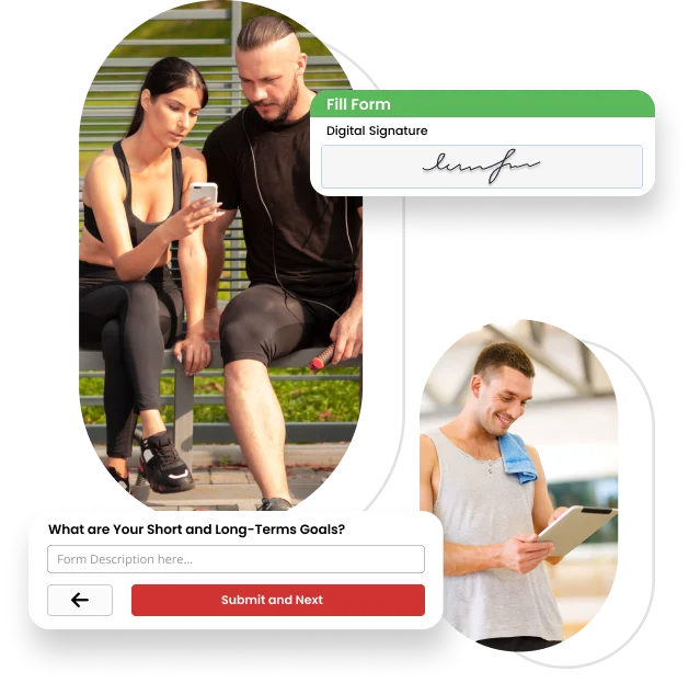 Gym digital forms software