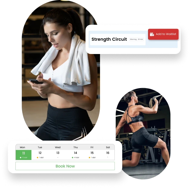 Gym booking software
