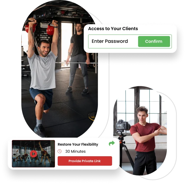 Gym video-on-demand system to engage members