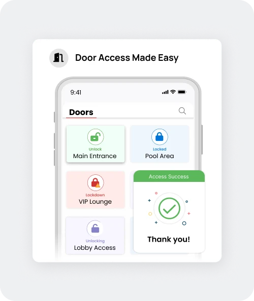 Mobile app for gym access