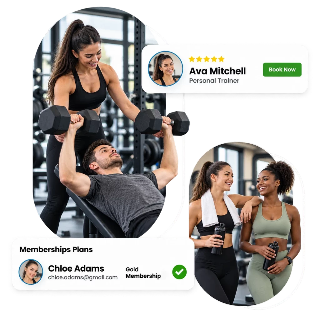 Fitness Trainer Booking Collage 1